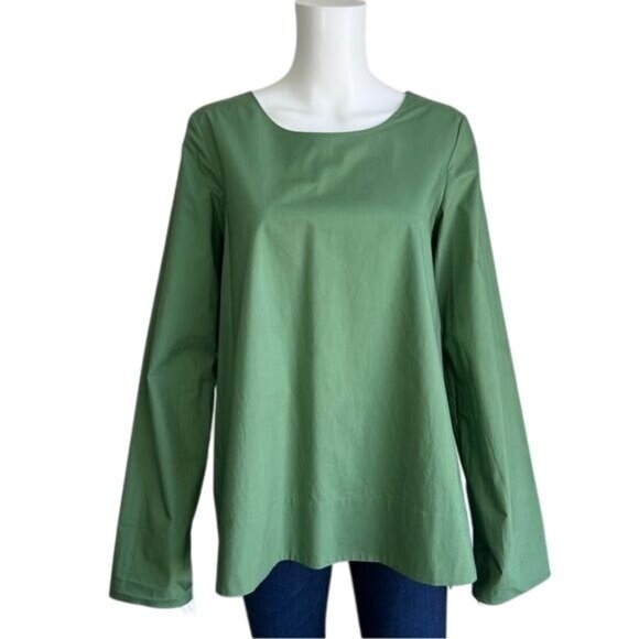 COS Split Side Tunic in Green - 4 - Picture 1 of 8